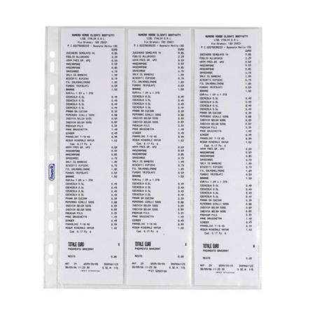 BUSTE PORTA SCONTRINI FISCALI 7X30 01039050