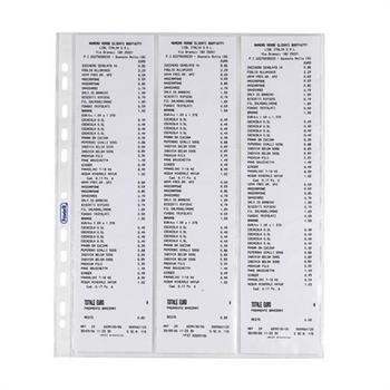 BUSTE PORTA SCONTRINI FISCALI 7X30 01039050