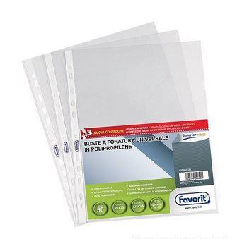 BUSTA CON FORI 22X30 50PZ. FAVORIT  100460120