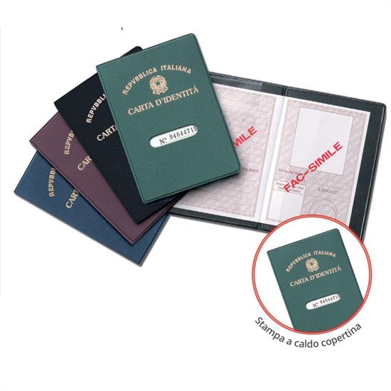 BUSTE PLASTICA IDENTITA' STAMPA A CALDO 12PZ   1014/24