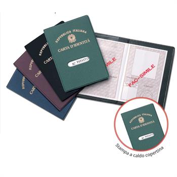 BUSTE PLASTICA IDENTITA' STAMPA A CALDO 12PZ   1014/24