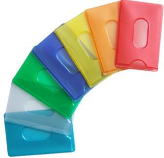 PORTACARDS MORBIDO IN PVC 2 SCOMPARTI ALPLAST 901