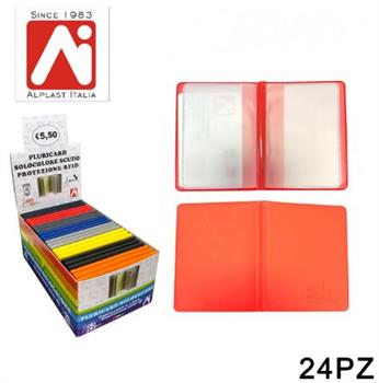 PORTACARDS SCUDO SOLOCOLORE ALPLAST  ASS.  201SC