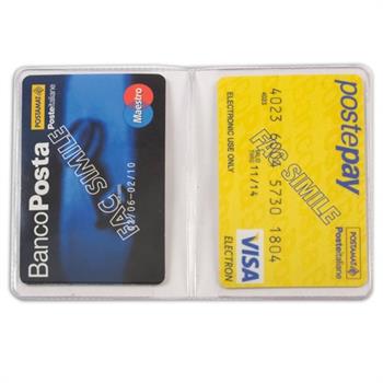 PORTACARDS PVC COLOR 2 SCOMPARTI  890C
