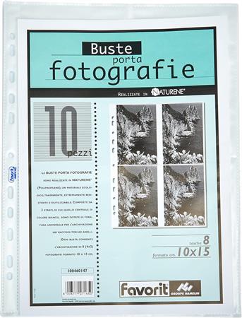 BUSTE PORTA FOTO 8 TASCHE 10X15 10PZ      100460147