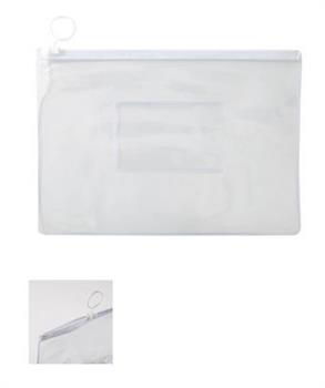 BUSTE PVC TRASPARENTI A5 CON ZIP  01NIK438