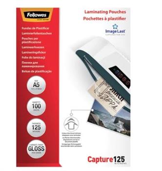 POUCHES PER PLASTIFICATRICI A5 125MY FELLOWES 53073