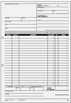 BLOCCO FATTURE 1 ALIQUOTA A5 3COPIE    2106