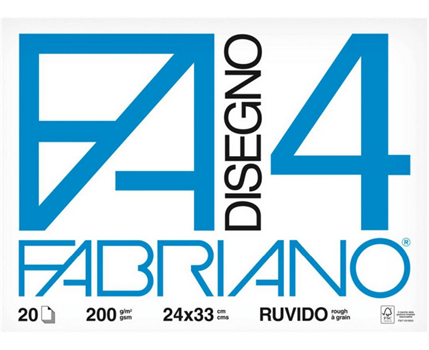 BLOCCO ALBUM F4 RUVIDO 33X48 20FF 200GR  5000797
