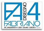 BLOCCO ALBUM FABRIANO F4 RIQUADRATO 33X48 20FF 220GR  05201797