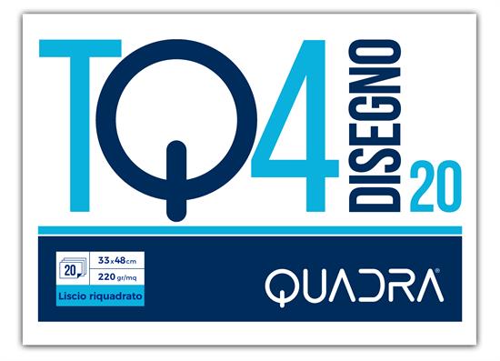 BLOCCO DISEGNO TQ4 33X48 L/SQ 220GR TOP QUALITY    4808