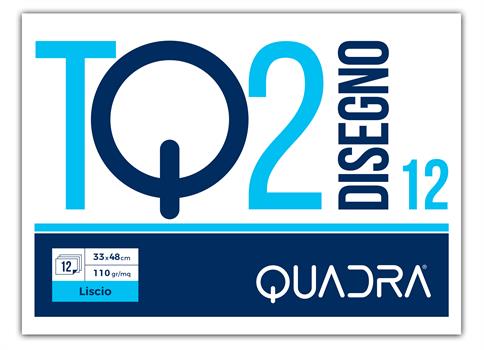 ALBUM BLOCCO TQ2 LISCIO 33X48 12FF 110GR 4804