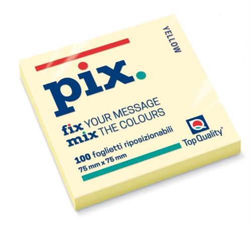 BLOCCO APPUNTI TOPQUALITY PIX 75X75 12PZ   10667