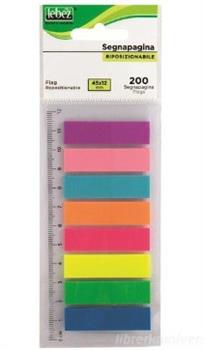 SEGNAPAGINE FLAG 45X12 200PZ LEBEZ  21345