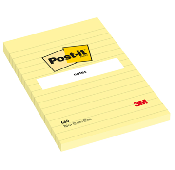 POST-IT RIGATO SUPER STICKY 102X152 7100172753