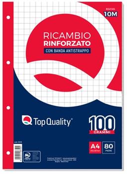 RICAMBIO RINFORZATO A4 RIG.10M 100GR. TOP QUALITY 3318