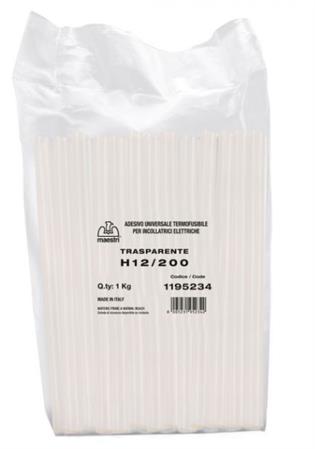 COLLA TERMOFUSIBILE TRASPARENTE 1KG  20CM H12/200     1195234