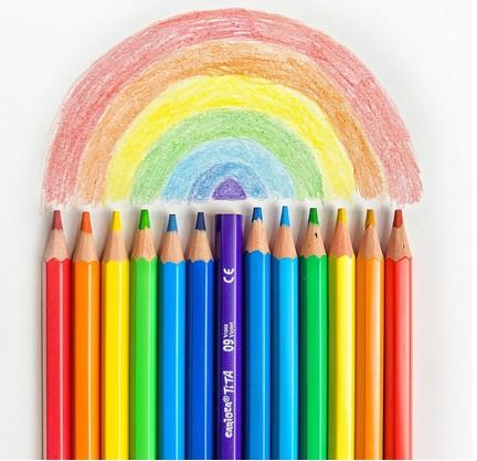 CARIOCA TITA SET MAXI RAINBOW 80 PASTELLI 42890