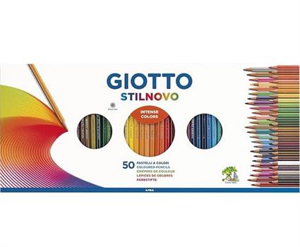 GIOTTO STILNOVO ASTUCCIO DA 50 COLORI E TEMPERAMATITE 257300