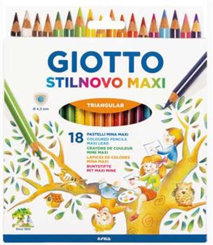PASTELLI GIOTTO STILNOVO MAXI DA 18        226200