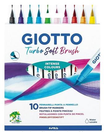 GIOTTO PENNARELLI TURBO SOFT BRUSH DA 10 COLORI 426800