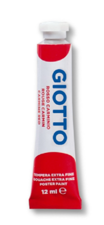 GIOTTO TUBETTI TEMPERA 12 ML ROSSO 09 352009
