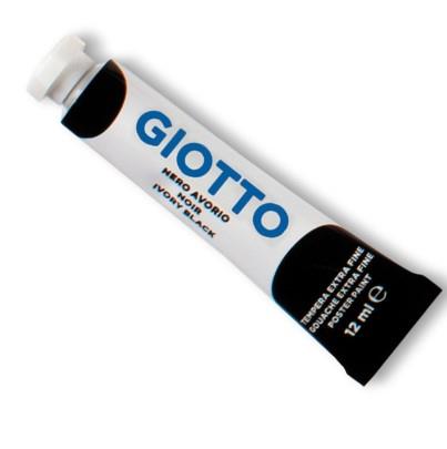 GIOTTO TUBETTI TEMPERA 12 ML NERO 24 352024