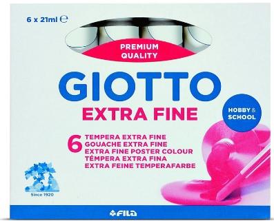 GIOTTO TUBETTI TEMPERA 21 ML BIANCO 1 355001