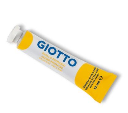 GIOTTO TUBETTI TEMPERA 12 ML GIALLO 02 352002