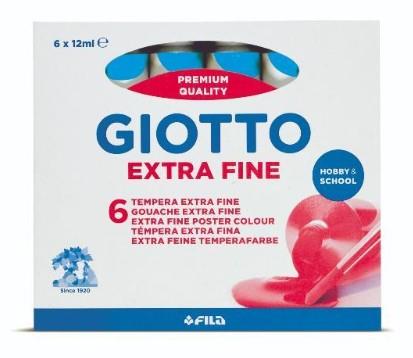 GIOTTO TUBETTI TEMPERA 12 ML CYAN 15 352015