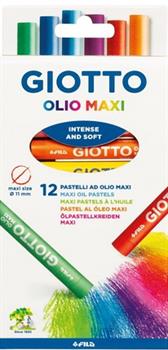 GIOTTO MAXI PASTELLI A OLIO DA 12   293400
