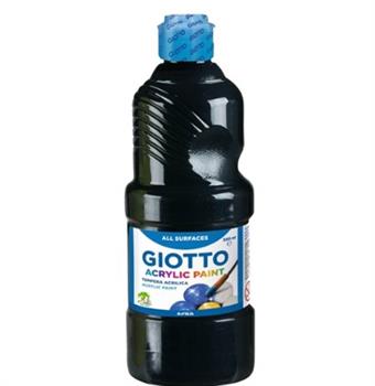 GIOTTO TEMPERA ACRILICA NERO 500ML 533724