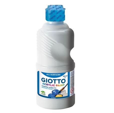 TEMPERA ACRILICA BIANCO 250ML GIOTTO 534001