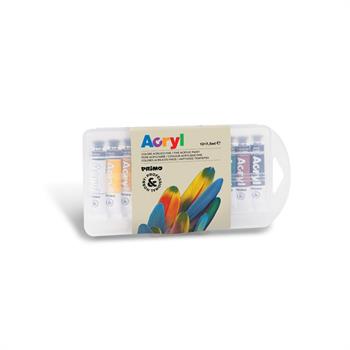 SET COLORI ACRILICI DA 12 7,5ML. PRIMO     407TA12PP