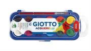 GIOTTO ACQUERELLI DA 12 COLORI CON PENNELLO  351200