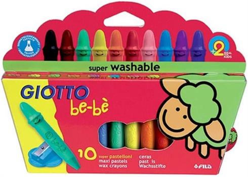 PASTELLONI A CERA GIOTTO BEBE' 10PZ   477900