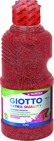 FLACONE TEMPERA GLITTER 250ML. ROSSO/MAGENTA  531206 531203