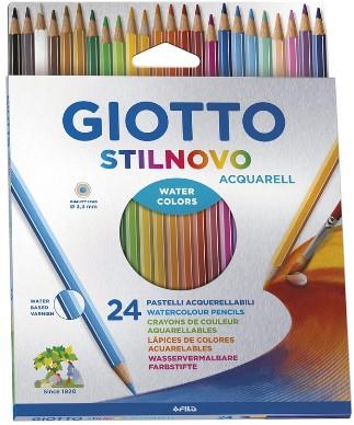 GIOTTO STILNOVO PASTELLI ACQUARELLABILI DA 24  255800