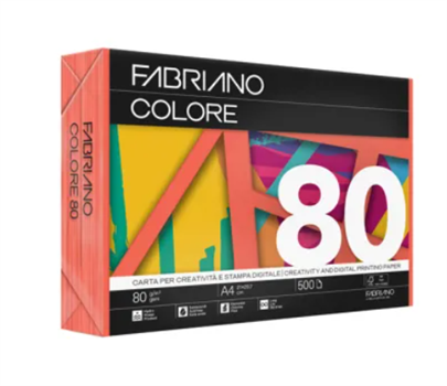 CARTA COLORATA FABRIANO A4 80GR.ARANCIO    75921297