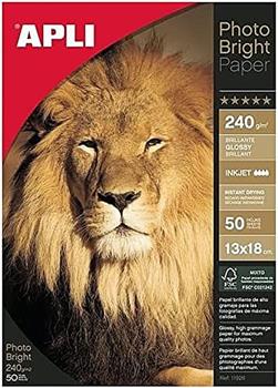 CARTA FOTOGRAFICA APLI 240GR 13X18 50FF  11926