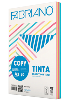 CARTA COLORATA COPY FABRIANO A3 80G. MIX 5 TENUI 19100812