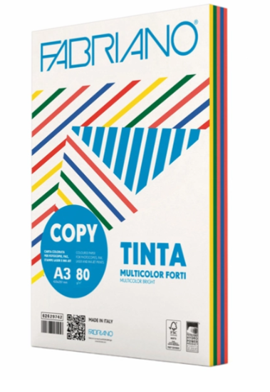 CARTA COLORATA COPY FABRIANO A3 80G.FORTI   19100810 CARTA COLORATA COPY FABRIANO A3 80G.FORTI   19100810