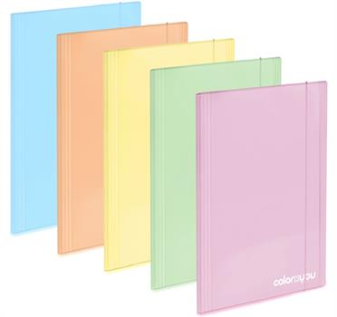 CARTELLA 3 LEMBI C/ELASTICO 26X35 COLORXYOU PASTEL 11106