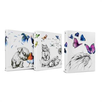 RACCOGLITORE CON ANELLI A4 ICON FRIEND        3625190