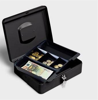 CASSETTA PORTA VALORI METALLO 30X24X9 CM  065