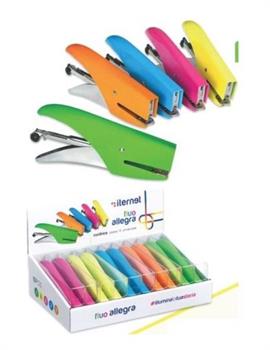 CUCITRICE A PINZA ALLEGRA FLUO    0180