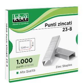 PUNTI METALLICI 23/8 PER CUCITRICE KH-23-8 LEBEZ