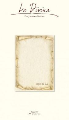 DIPLOMI PERGAMENA A4 LA DIVINA 160 G.1920-14