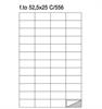ETICHETTE ADESIVE A4 52,5X25MM C556 MARKIN
