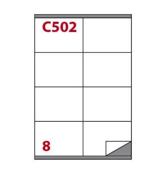ETICHETTE ADESIVE 105X72MM C502 TOP QUALITY